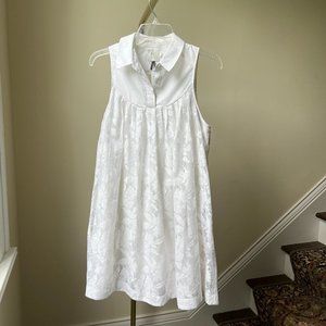 NWT Anthropologie HD in Paris lace dress white size Small